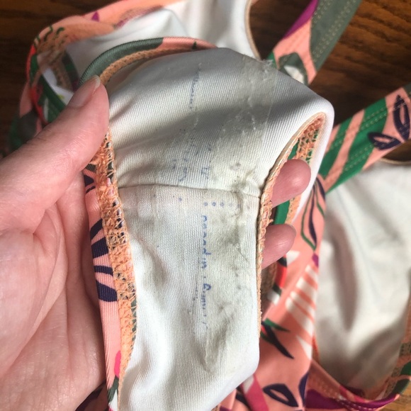 Girls Tropical Cut Out One Piece - Picture 7 of 7